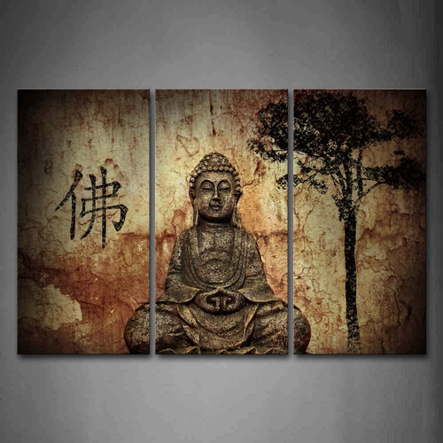 Religion Buddha Grotto Canvas
